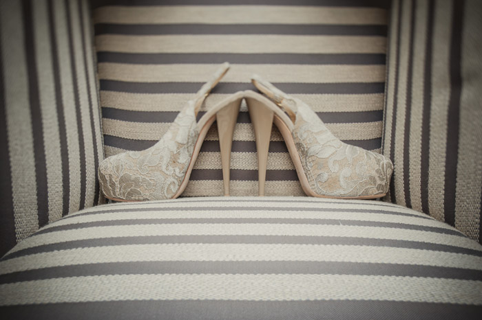 Bridal heels by Giuseppe Zanotti. Photography by Creative Clicks. www.theweddingnotebook.com