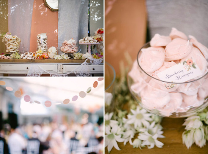 Peach colour wedding décor. Tealily Photography. www.theweddingnotebook.com