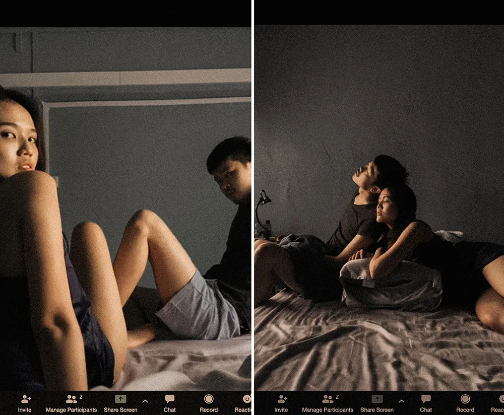 Zoom Wedding Bridal Portraits. Sanren Studio. theweddingnotebook.com