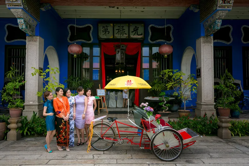 Blue Mansion Penang wedding. Photo by Alextan Artworks. theweddingnotebook.com