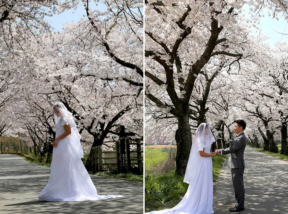 Photo DIY Bridal Portraits In Seoul. theweddingnotebook.com