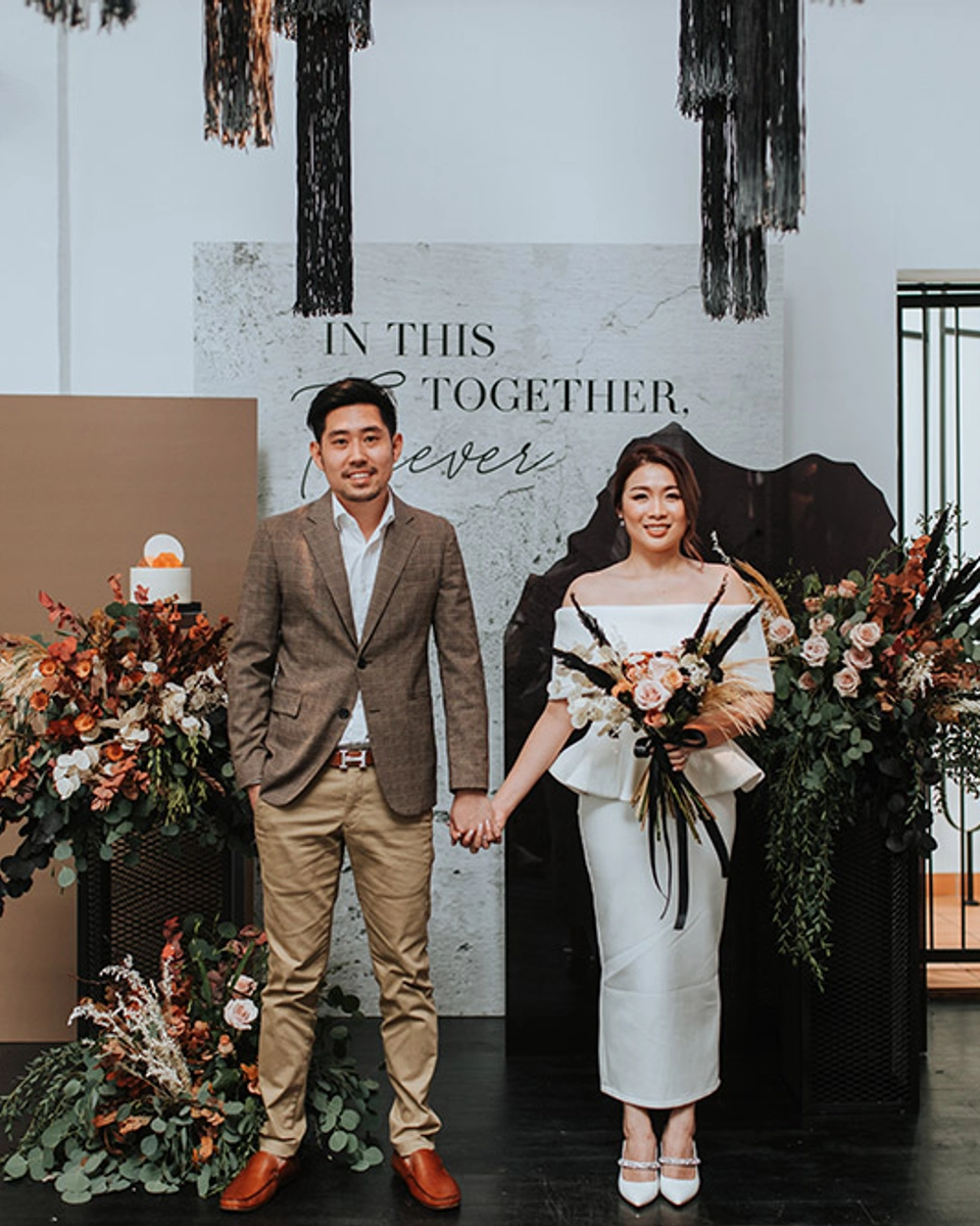 A Chic Yet Moody Intimate Wedding At Wildflowers KL, Chinatown