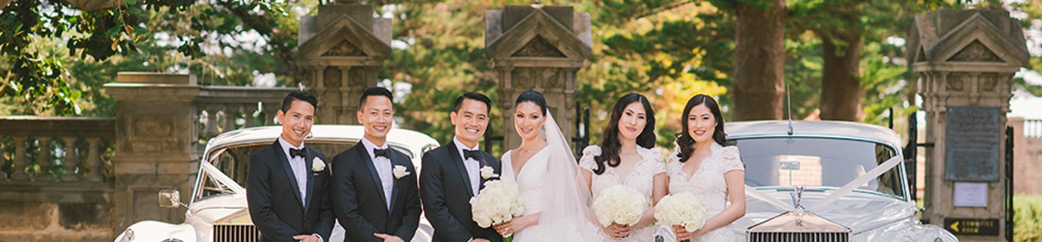 A Classic All-White Roses Wedding in Perth