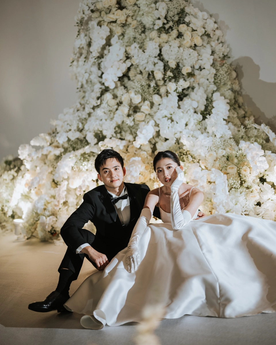 A Classic White Wedding at Eastern & Oriental Hotel Penang