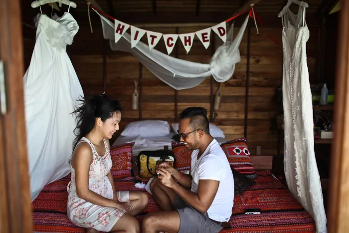 www.theweddingnotebook. Darren Jee Photography. Destination beach wedding at Koh Lipe