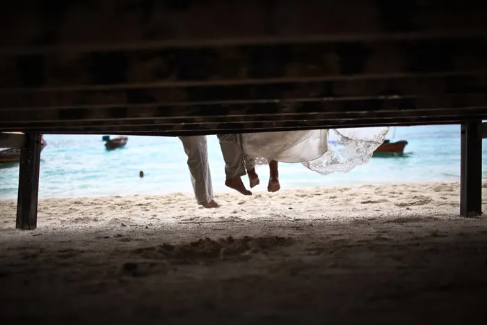 www.theweddingnotebook. Darren Jee Photography. Destination beach wedding at Koh Lipe