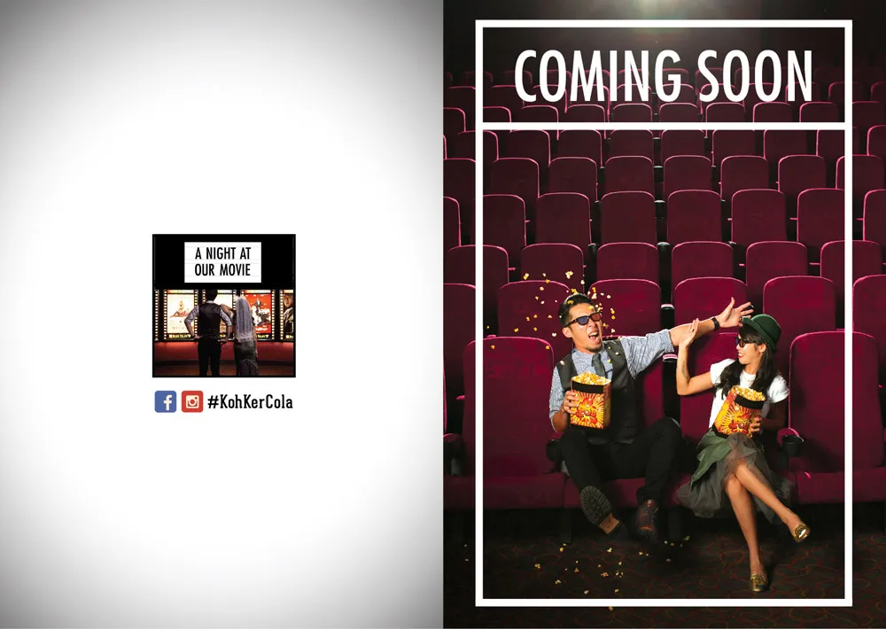 Cinema themed wedding. Photo by Mark Teo Photography. theweddingnotebook.com