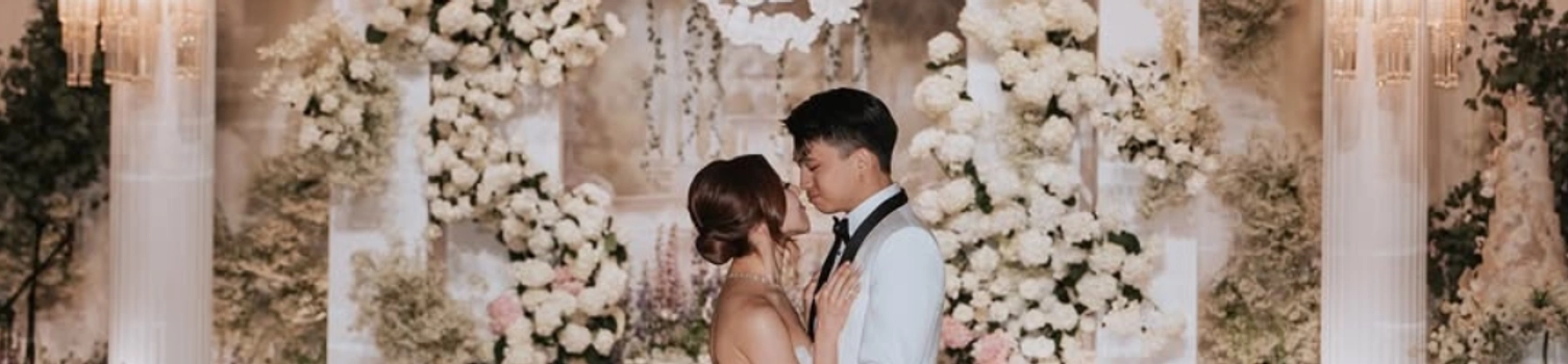 A Soft Pastel Garden Wedding at St. Regis KL with a Custom Elie Saab Bridal Gown Gifted by the Bride’s Mother