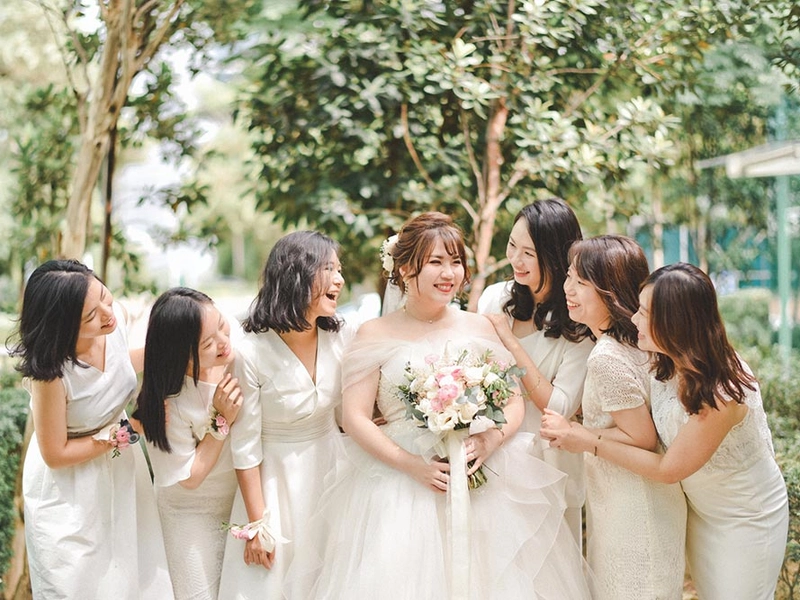 A Floral Chic Wedding in Coral Shades at Botanica + Co, Kuala Lumpur