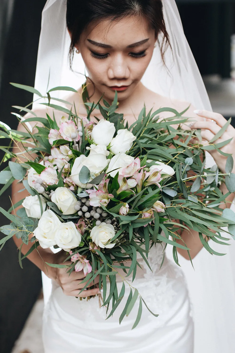 Bridal bouquet. Photo by Arch and Vow. theweddingnotebook.com
