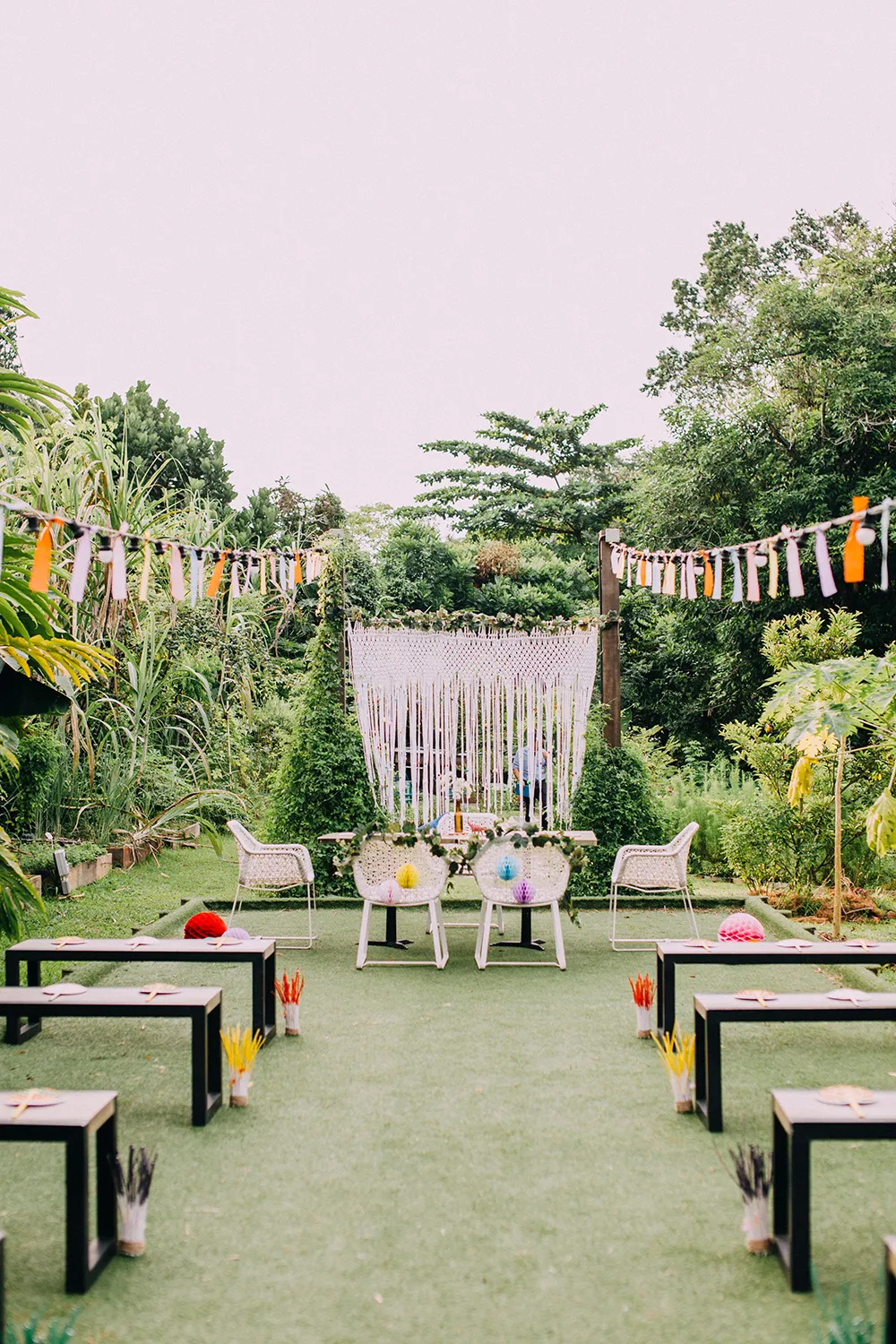 Garden wedding at Open Farm Community Singapore. Photo by AndroidsinBoots. theweddingnotebook.com