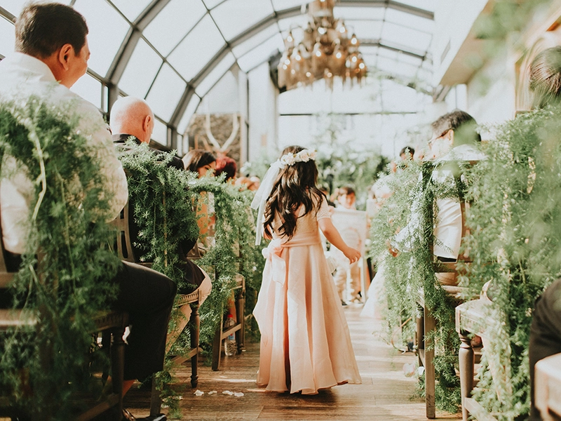 A Lush Green and White Intimate Floral Wedding in Jakarta