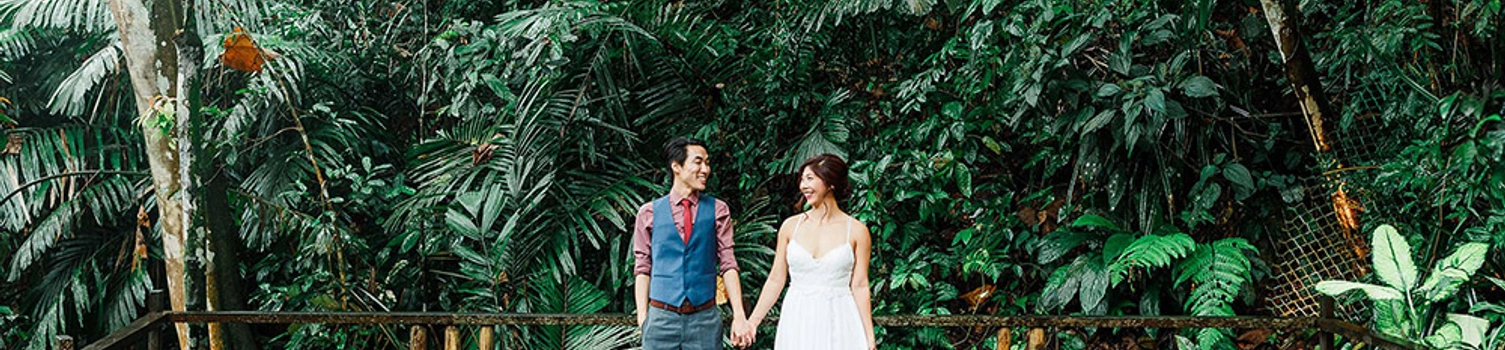 A Lush Tropical Wedding in Tamarind Springs