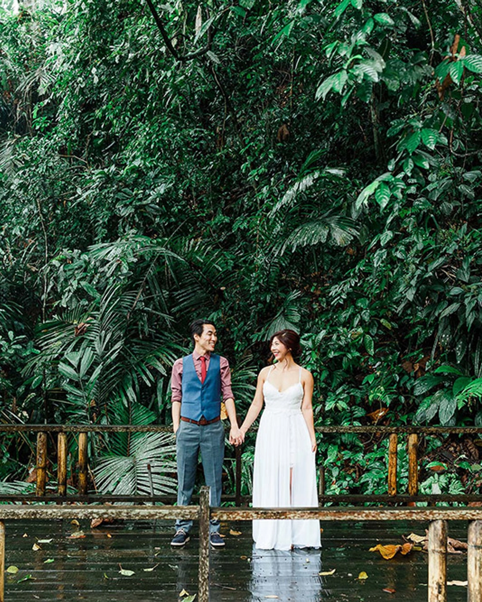 A Lush Tropical Wedding in Tamarind Springs