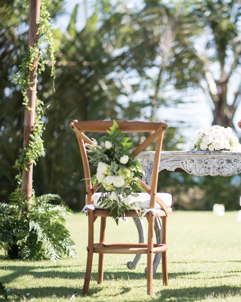 A Navy Blue Sunset Garden Wedding in Bali