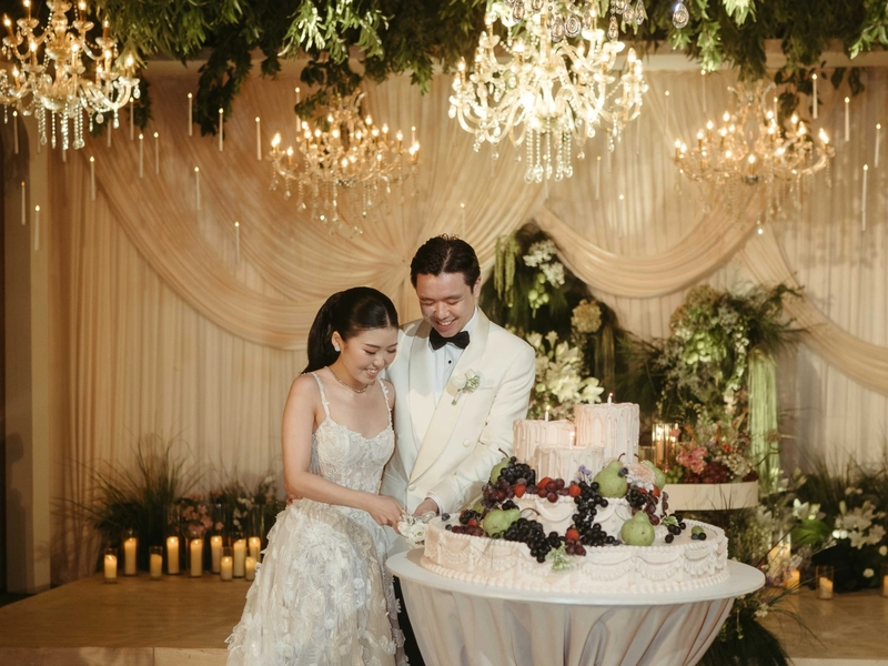 A Romantic Cliffside Wedding at Six Senses Bali Inspired by Springtime in Tuscany