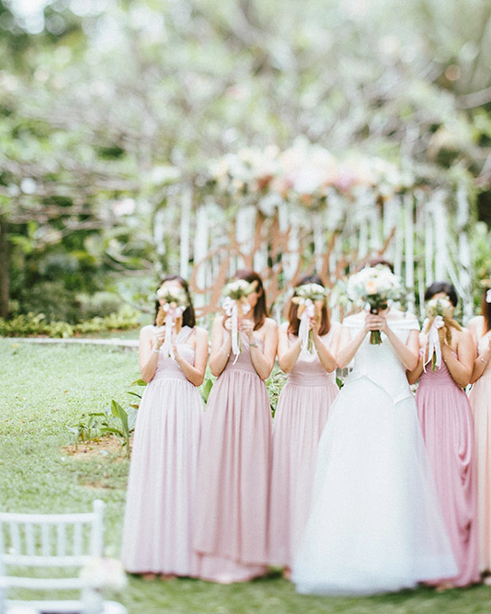 A Rustic Peach Garden Wedding At Suburbia Singapore