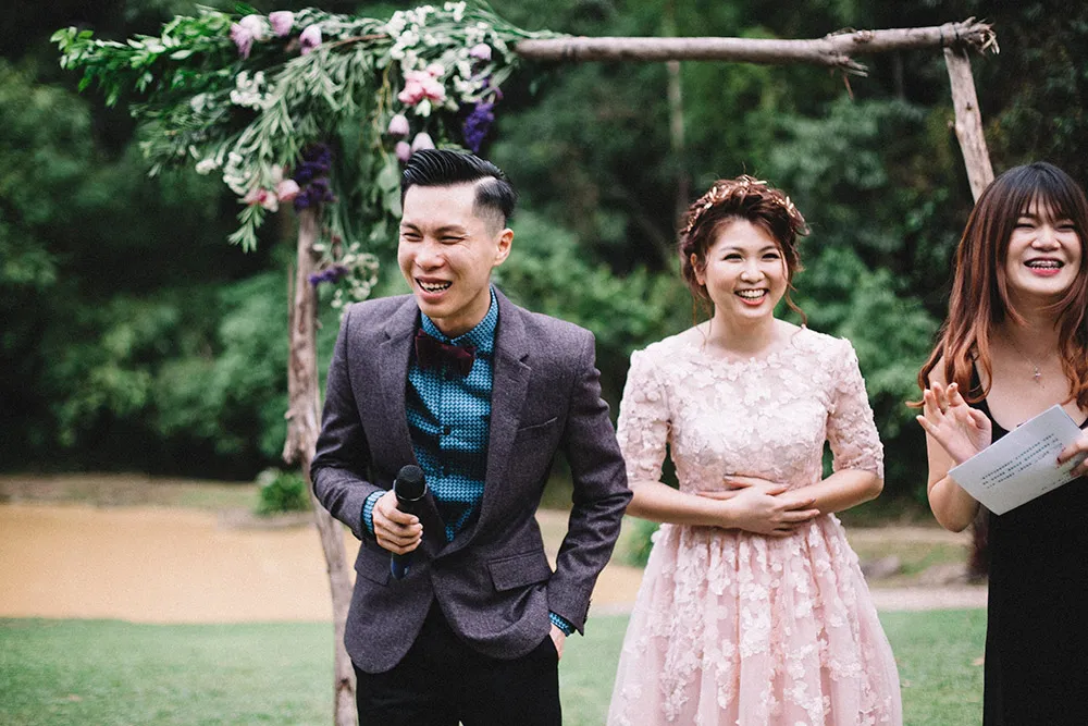 Garden wedding at Tanarimba. Photo by Shepherd Portraiture. theweddingnotebook.com