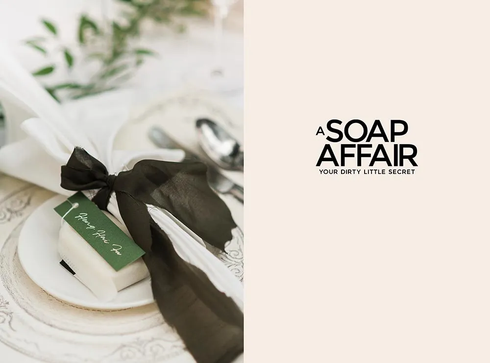 A Soap Affair - Soap wedding favours. theweddingnotebook.com