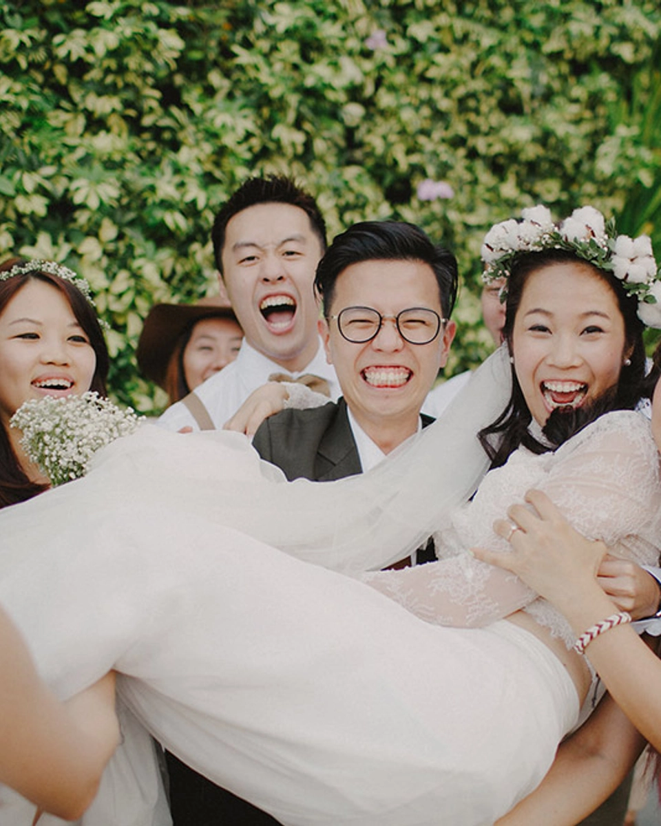 A Warm, Earthy Garden Wedding At Gardens By The Bay, Singapore