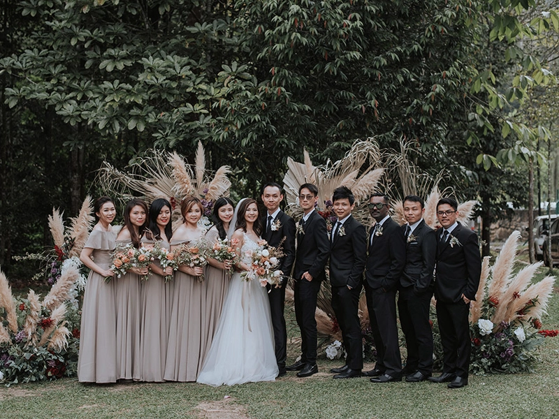 A Whimsical Chic Outdoor Wedding At Janda Baik