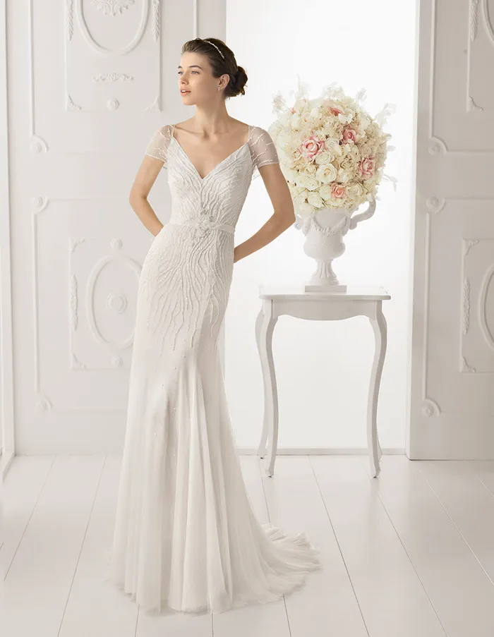 Aire Barcelona 2014 Bridal Collection. theweddingnotebook.com