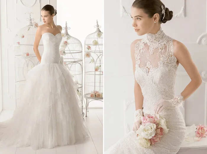 Aire Barcelona 2014 Bridal Collection. theweddingnotebook.com