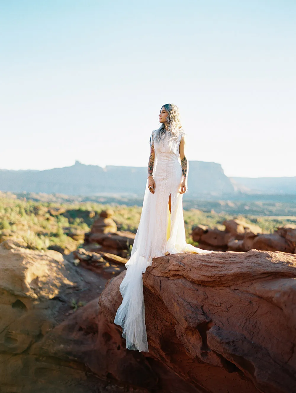Adele - Wilderly Bride by Allure Bridals Spring 2018 Collection. theweddingnotebook.com