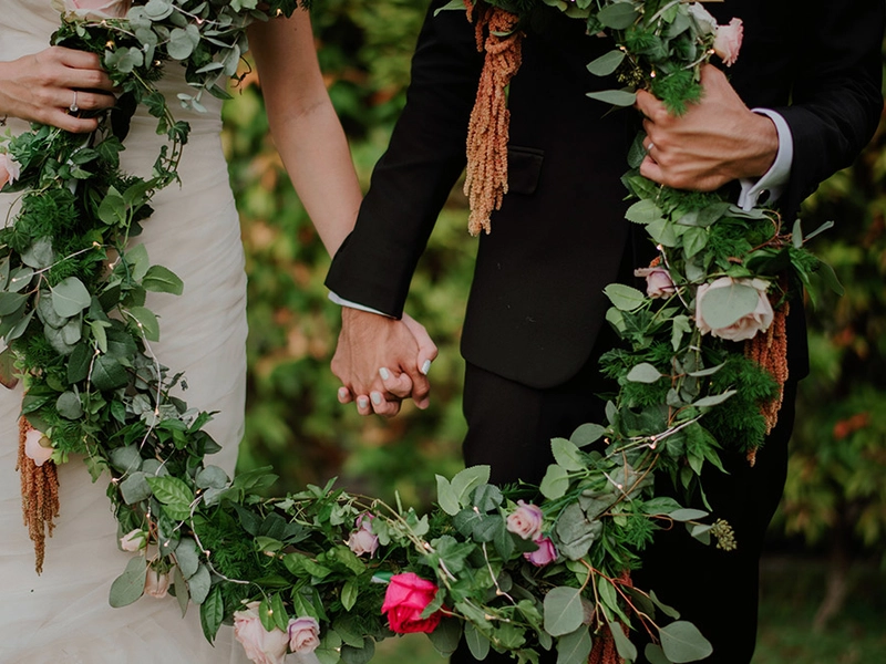 An Earthy, Blush Pink Church Wedding In Singapore