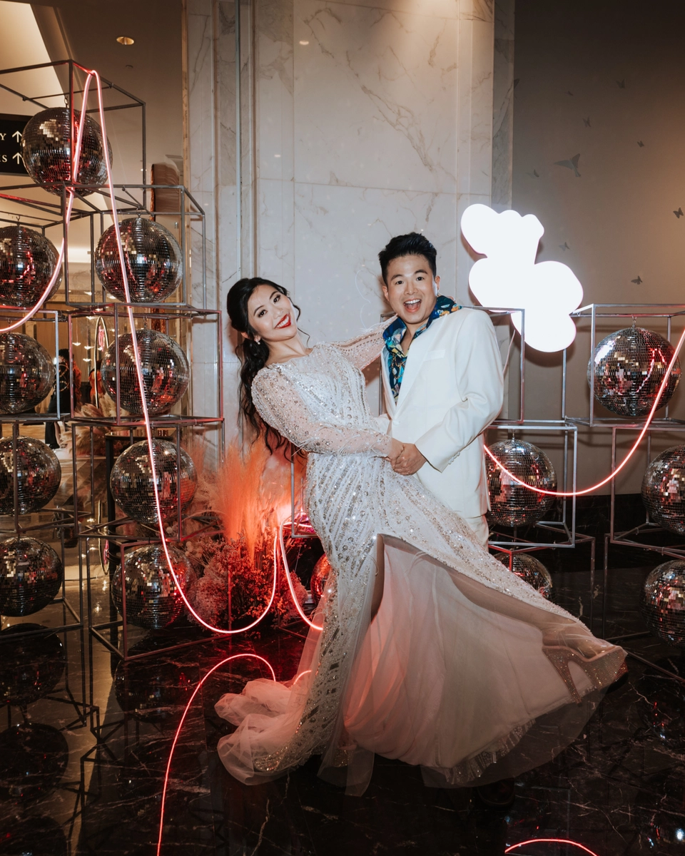 An Electrifying Retro Disco Themed Wedding at St Regis KL