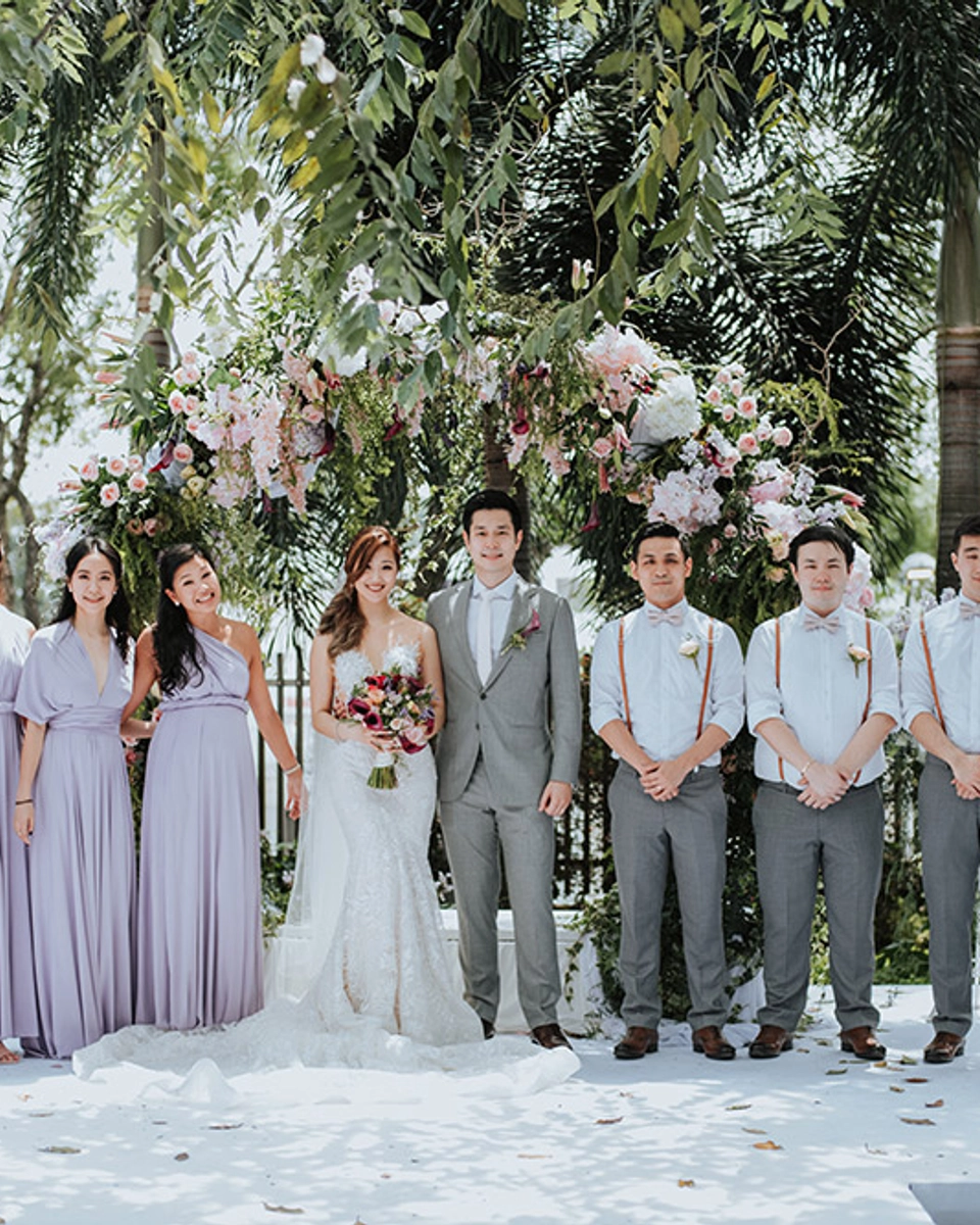 An Elegant Backyard Garden Wedding