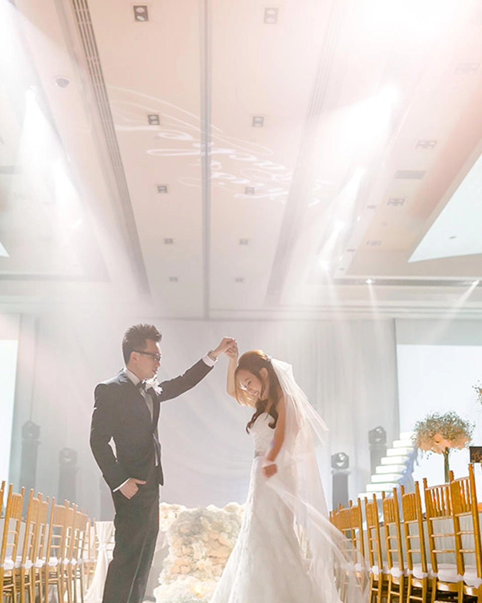 An Elegant Oxford Blue And Gold Wedding At The Westin Kuala Lumpur