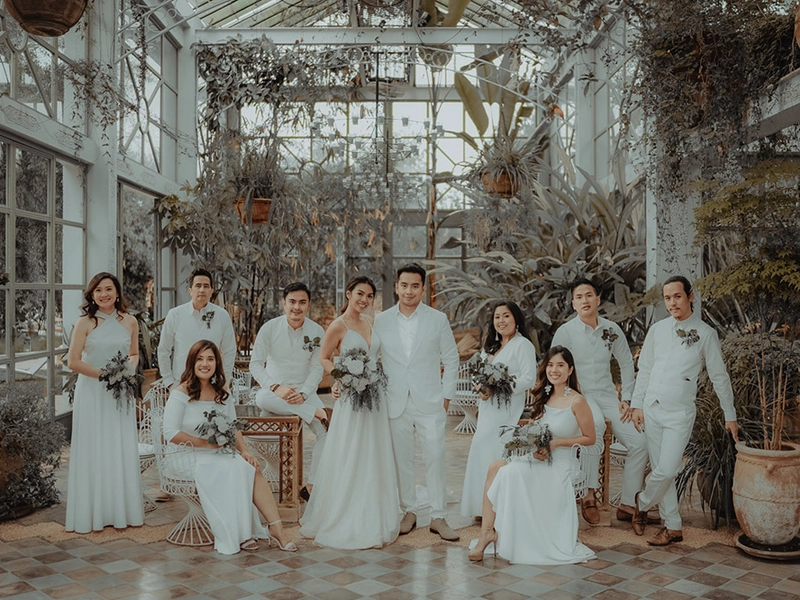 An Exotic and Classy All-White Garden Wedding in Marrakech