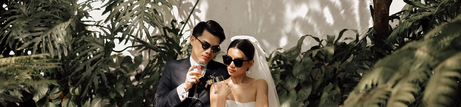 An Intimate and Whimsical Floral Wedding