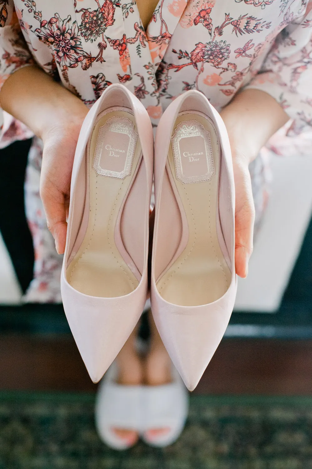 Daren Chong Photography. Christian Dior wedding shoes. theweddingnotebook.com