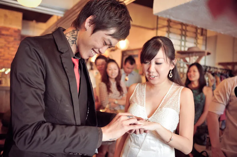 © Julian Oh of Redd Bullets. theweddingnotebook.com title=