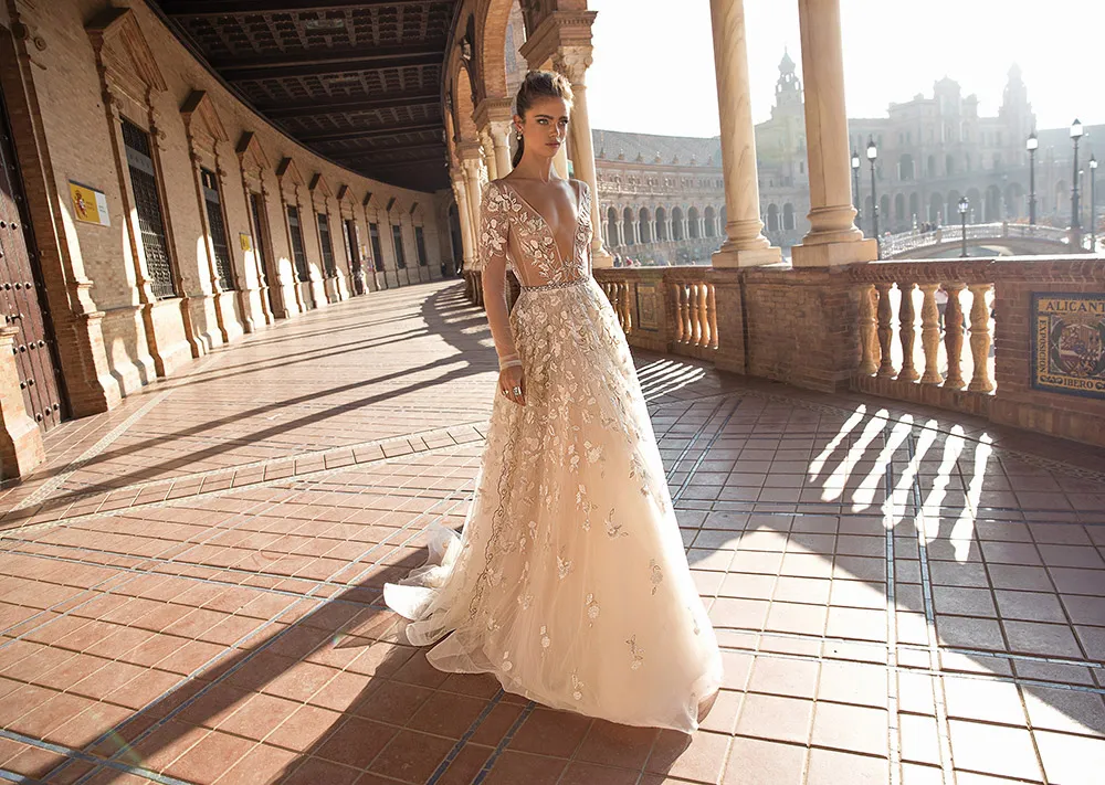 Berta Bridal Fall 2018 Collection. theweddingnotebook.com