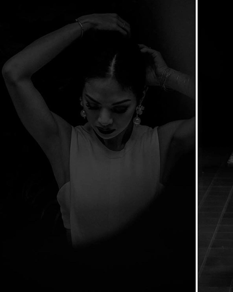 Black and White Film Noir Bridal Portraits at The Henry Hotel, Pasay City, Manila