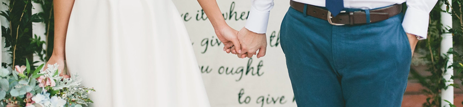 Blue Shabby Chic Backyard Wedding