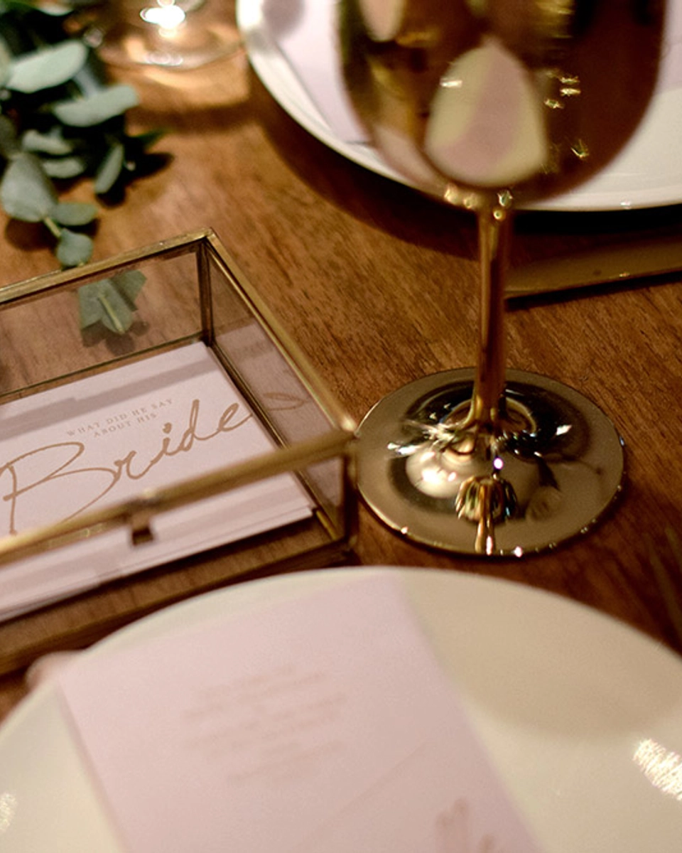 Real Events: Blush Pink And Gold Bridal Shower