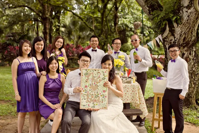 © ZA Gallery. The Wedding Notebook - Breakfast at the Park