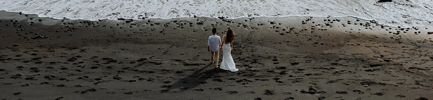 Bridal Portraits at Canggu Beach and Tukad Cepung Waterfall, Bali