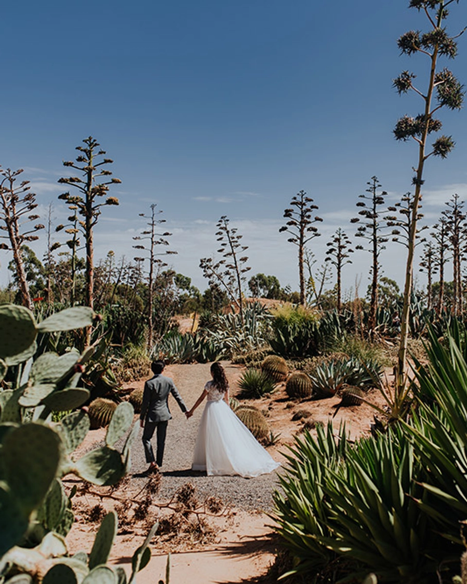 Bridal Portraits Shot at Cactus Country, Australia