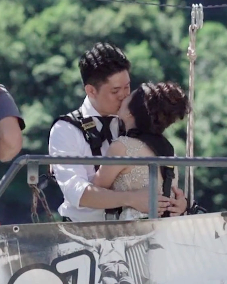 Bungee Jumping in Zürich, Switzerland, for the Bride’s Hand in Marriage