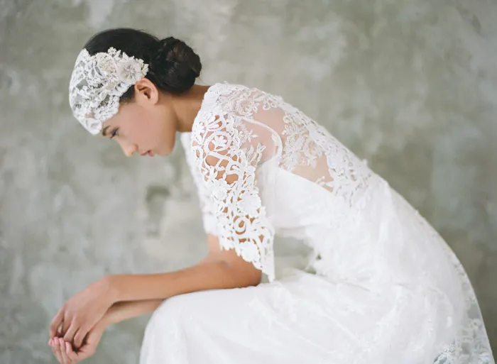 Julia – Claire Pettibone Fall 2014 Bridal Collection. Photo by Elizabeth Messina. theweddingnotebook.com