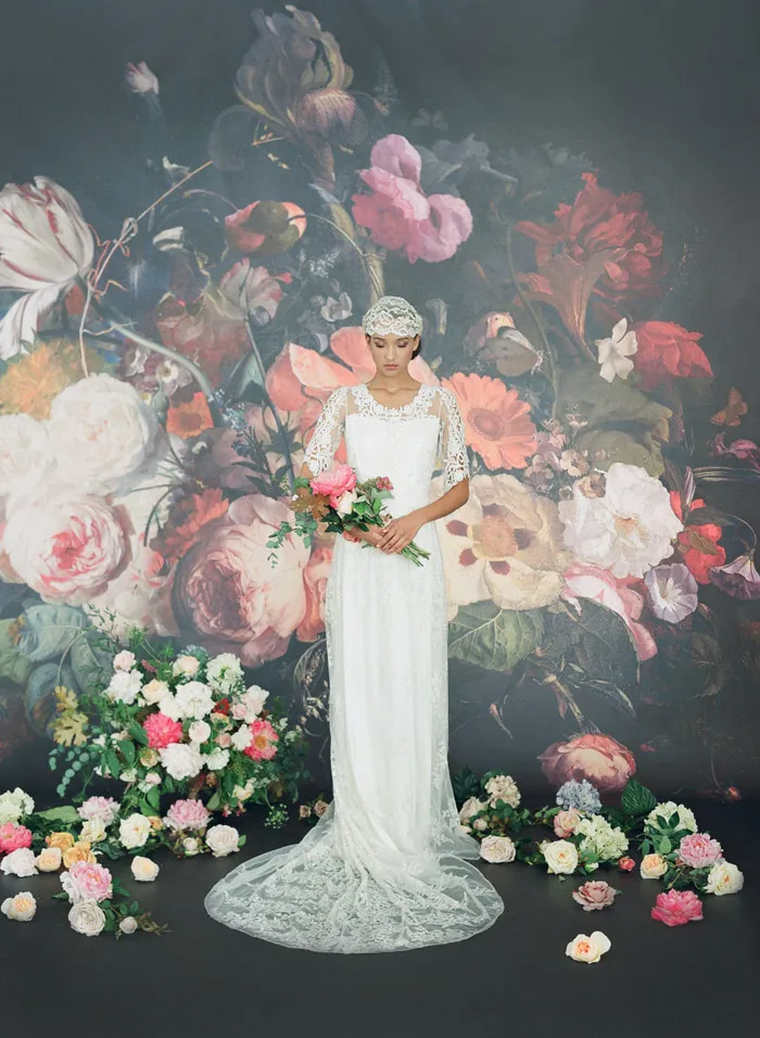 Julia – Claire Pettibone Fall 2014 Bridal Collection. Photo by Elizabeth Messina. theweddingnotebook.com
