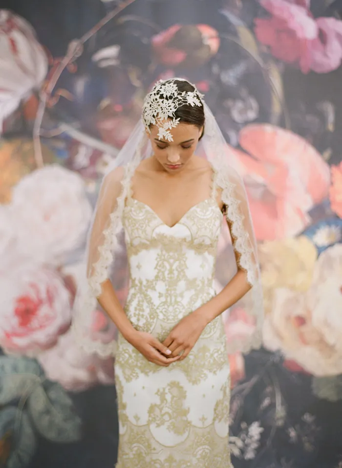 Alchemy – Claire Pettibone Fall 2014 Bridal Collection. Photo by Elizabeth Messina. theweddingnotebook.com
