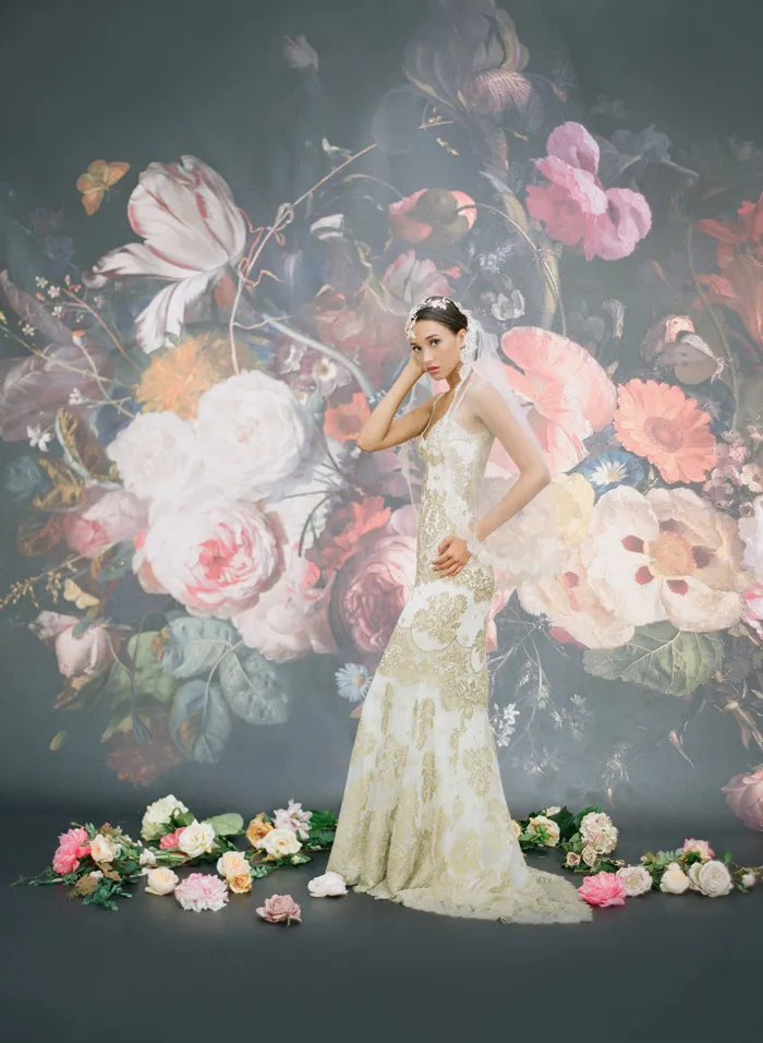 Alchemy – Claire Pettibone Fall 2014 Bridal Collection. Photo by Elizabeth Messina. theweddingnotebook.com