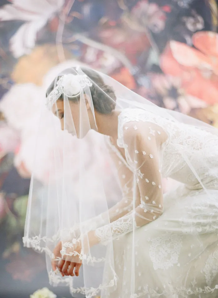 Lily – Claire Pettibone Fall 2014 Bridal Collection. Photo by Elizabeth Messina. theweddingnotebook.com