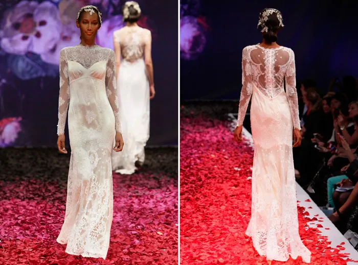 Adeline – Claire Pettibone Fall 2014 Bridal Collection. Photo by Elizabeth Messina. theweddingnotebook.com